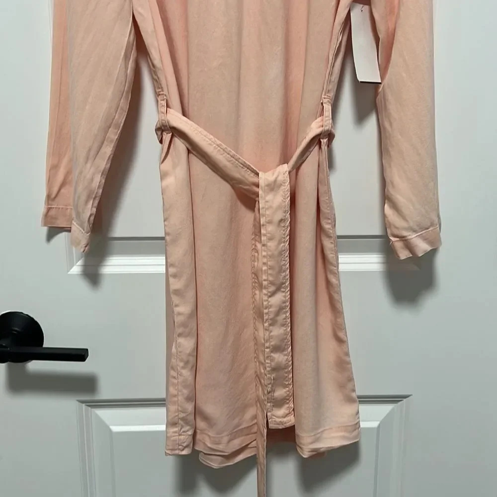 NWT Chelsea & Violet Girls Dress Long Sleeves Smocked Neck Belted Dress size 12 - Picture 4 of 5